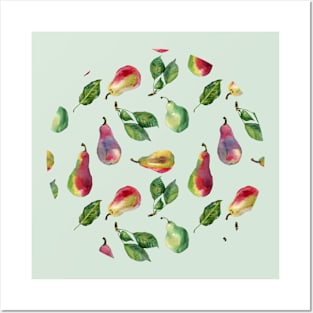 Ripe pears Posters and Art